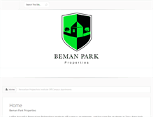 Tablet Screenshot of bemanpark.com